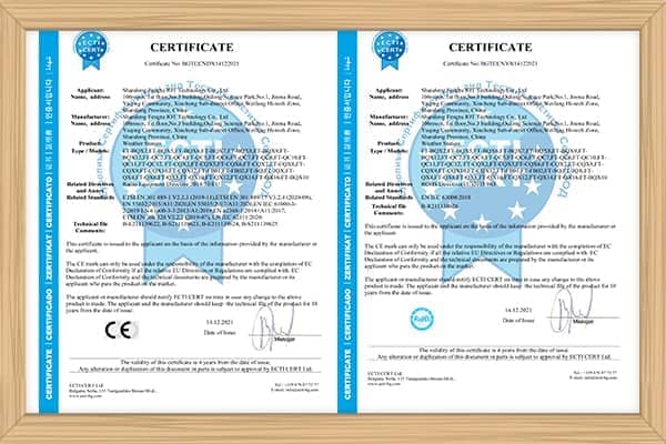 氣象站CE、ROHS